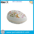 Hot sale egg shaped with butterfly design Jewelry Storage Box